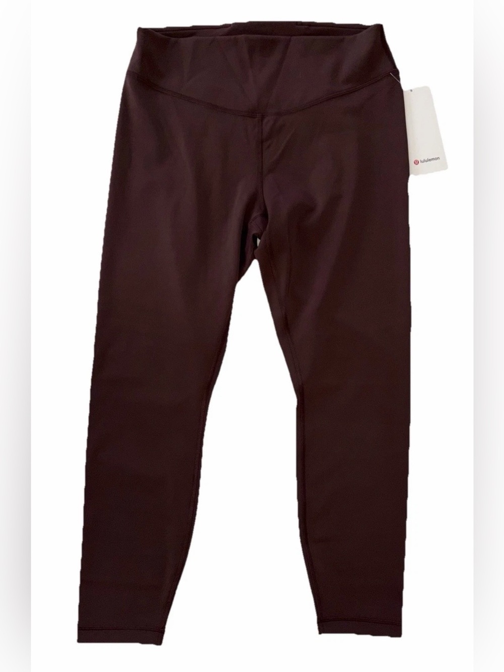 NWT*LULULEMON*SIZE 12*WUNDER UNDER SMOOTH COVER HI RISE 25”PANT*ESPRESSO*$98